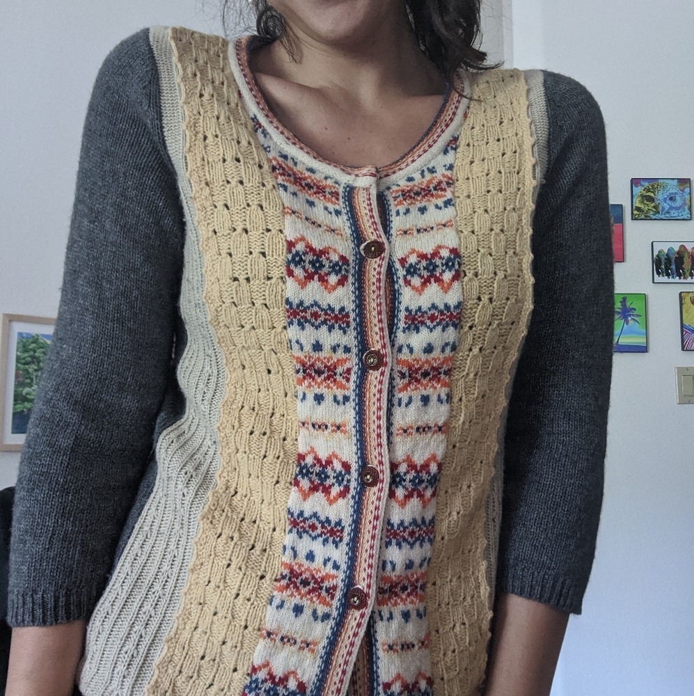 Wool cardigan